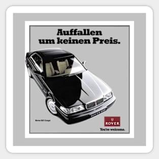 ROVER 827 COUPE - brochure Sticker